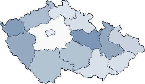 mapa partnerů